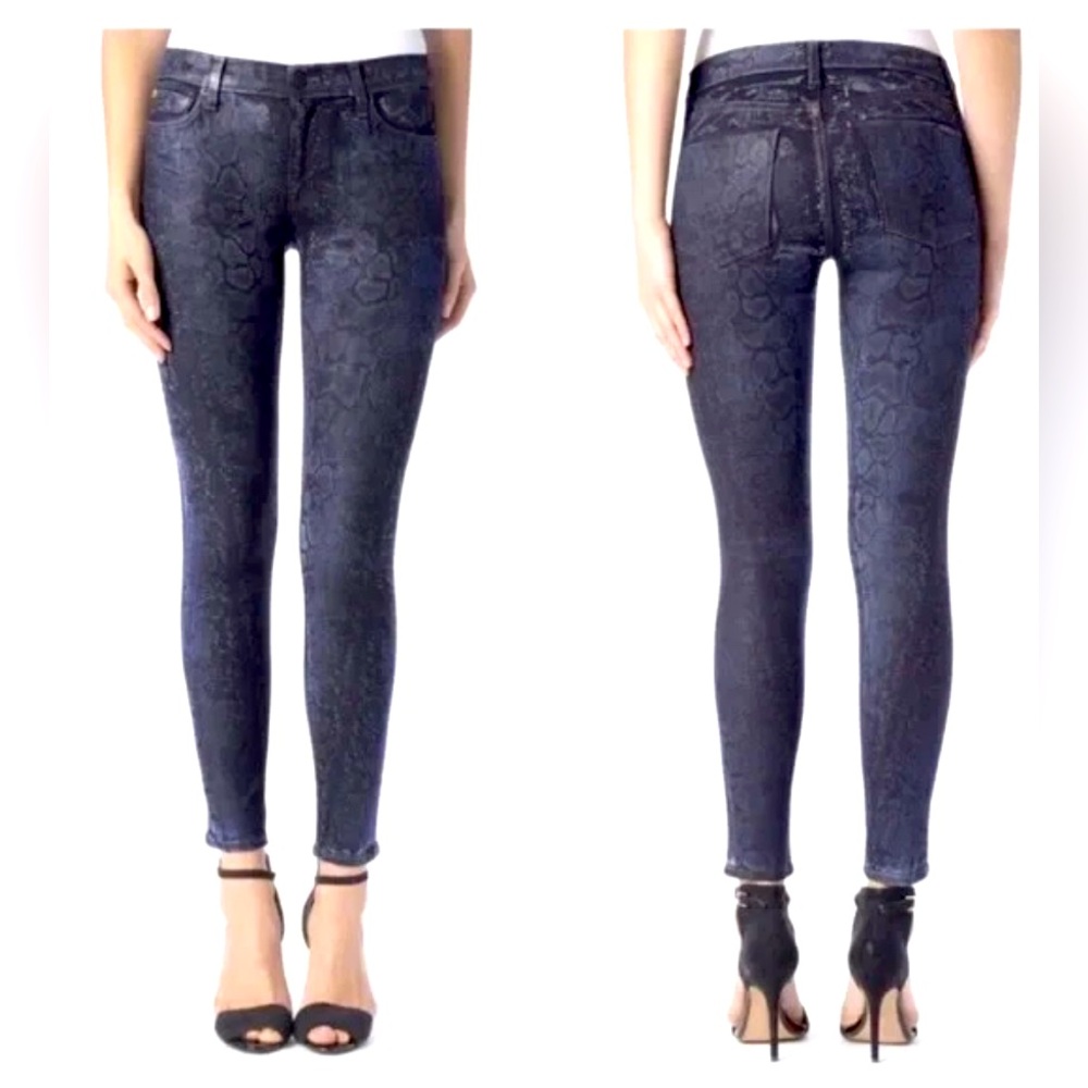 Hudson Jeans Nico Super Skinnies in Python Print